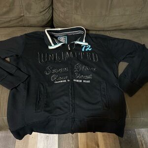 Echo unlimited xl sweater jacket